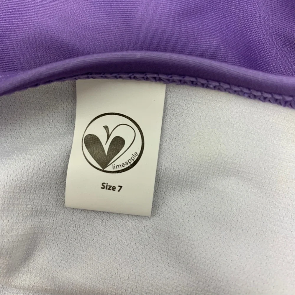 Limeapple purple bikini